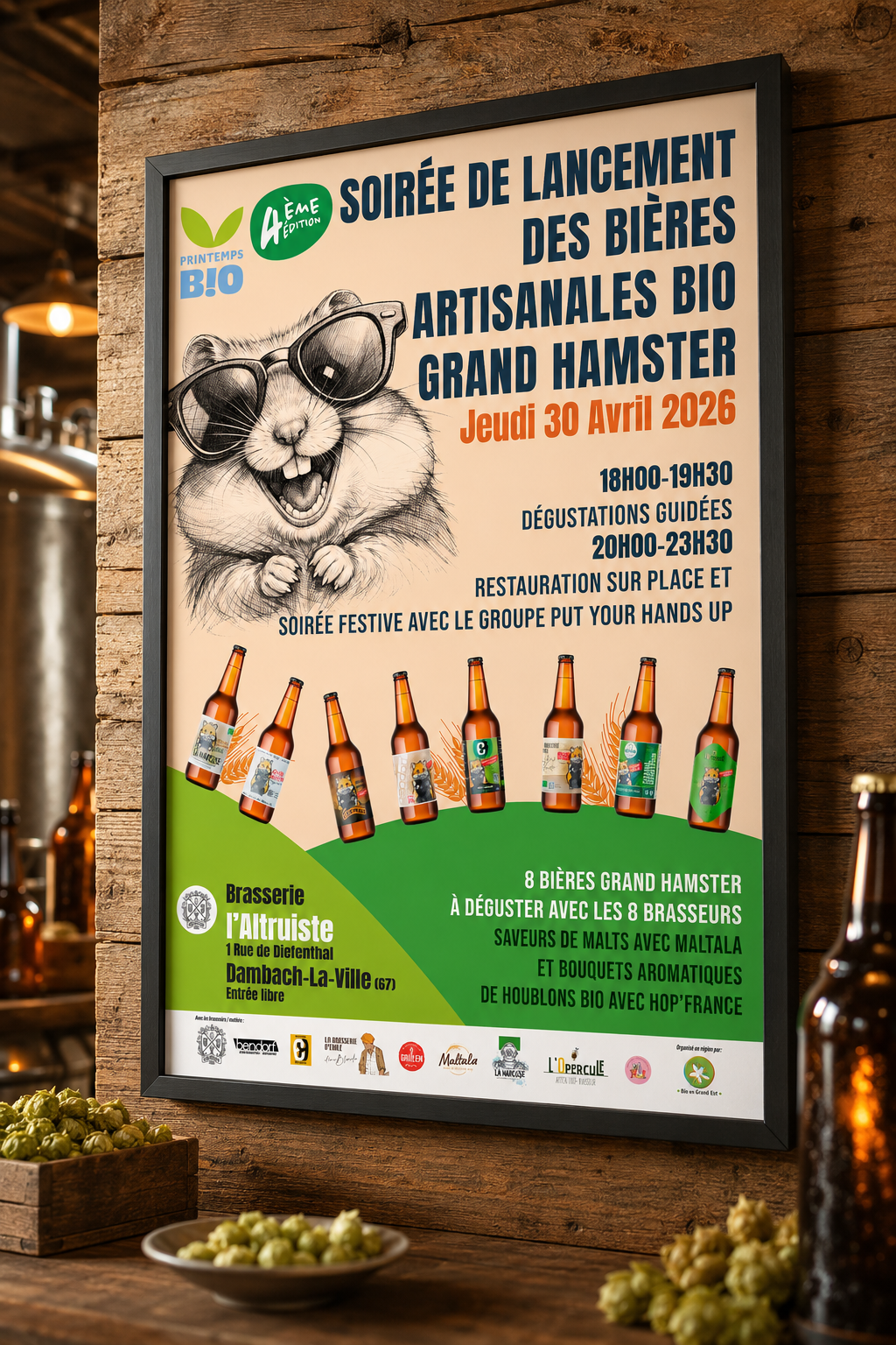 Soirée Lancement Bière Cricetus
